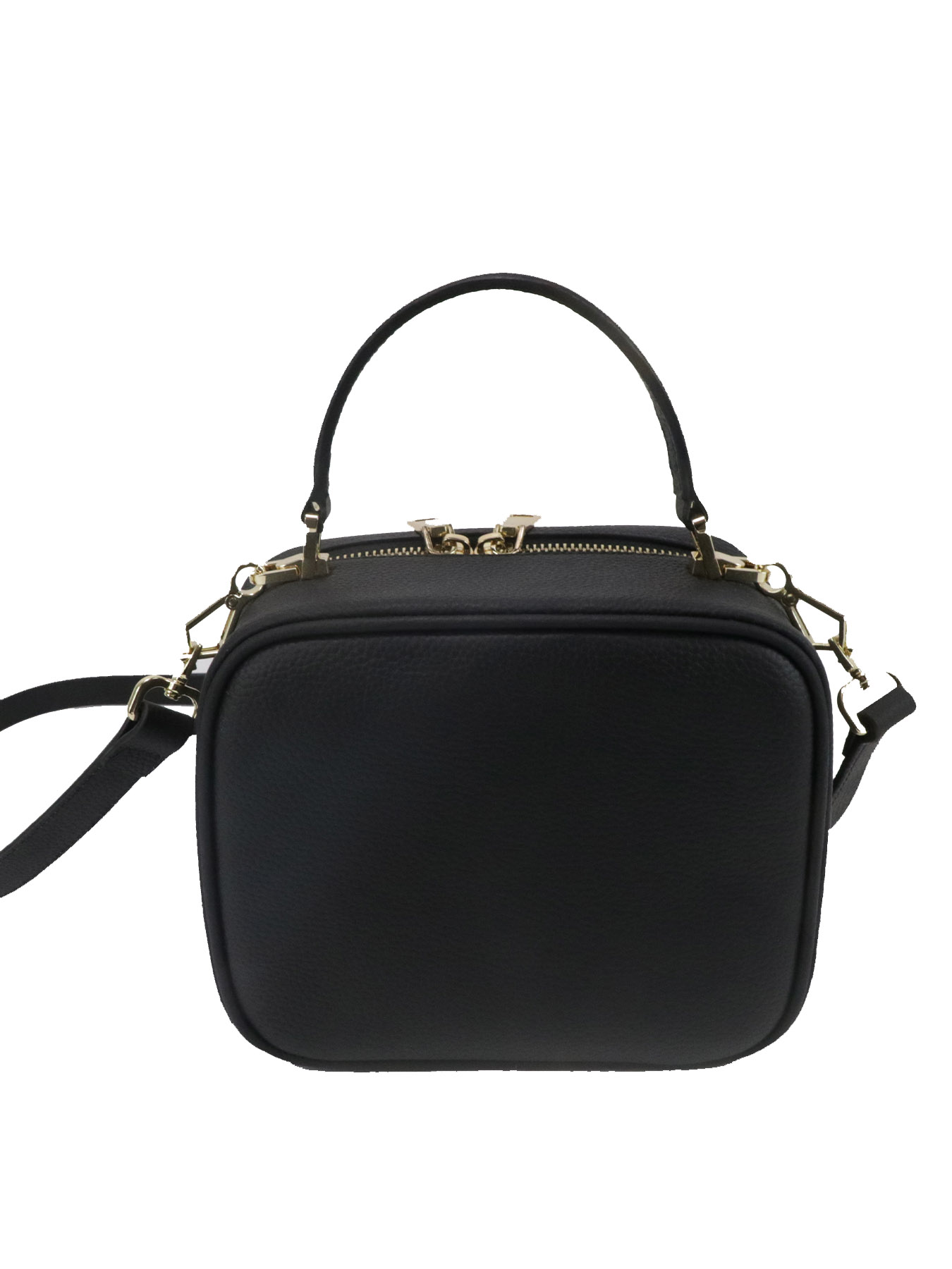 black crossbody bag leather