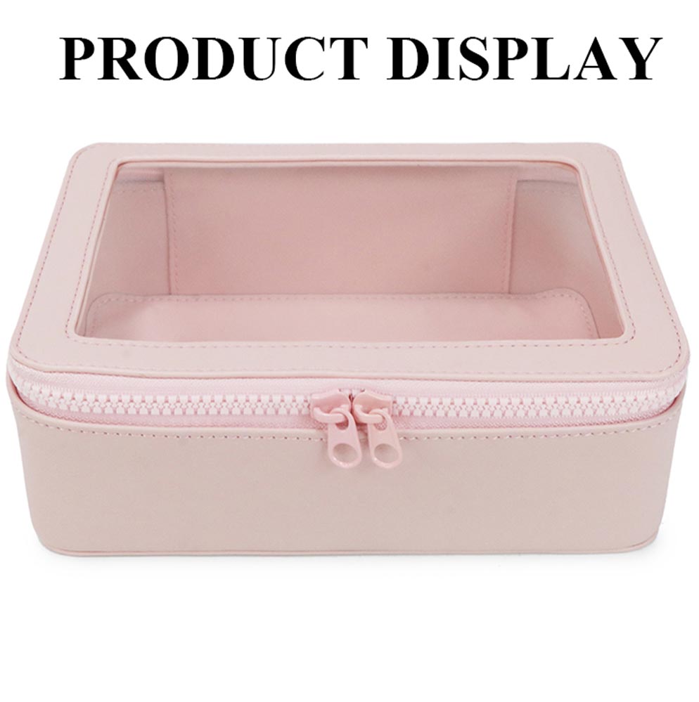 Transparent waterproof makeup box