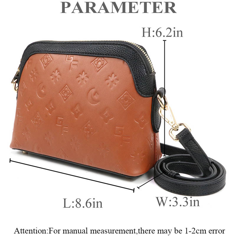 PU leather soft mini handbag for women