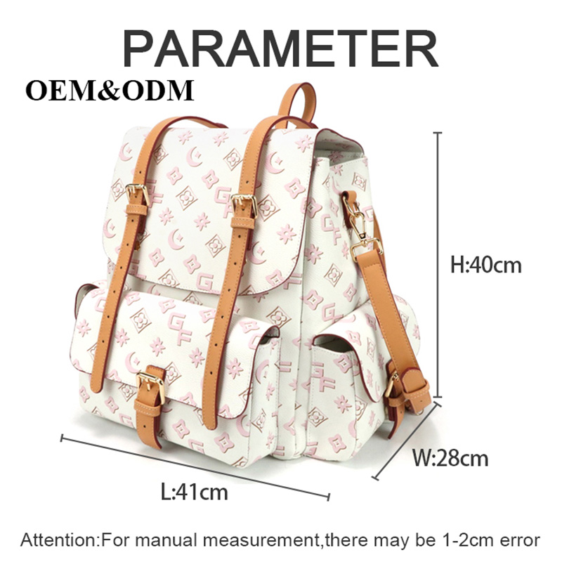 odm leather backpack computer bag supplier